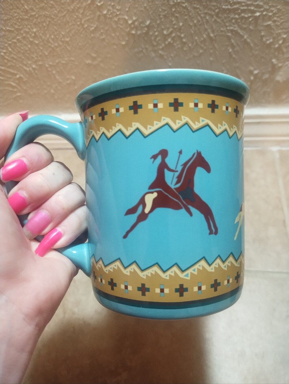Pendleton Mug Native American Southwestern Horses Large Mug